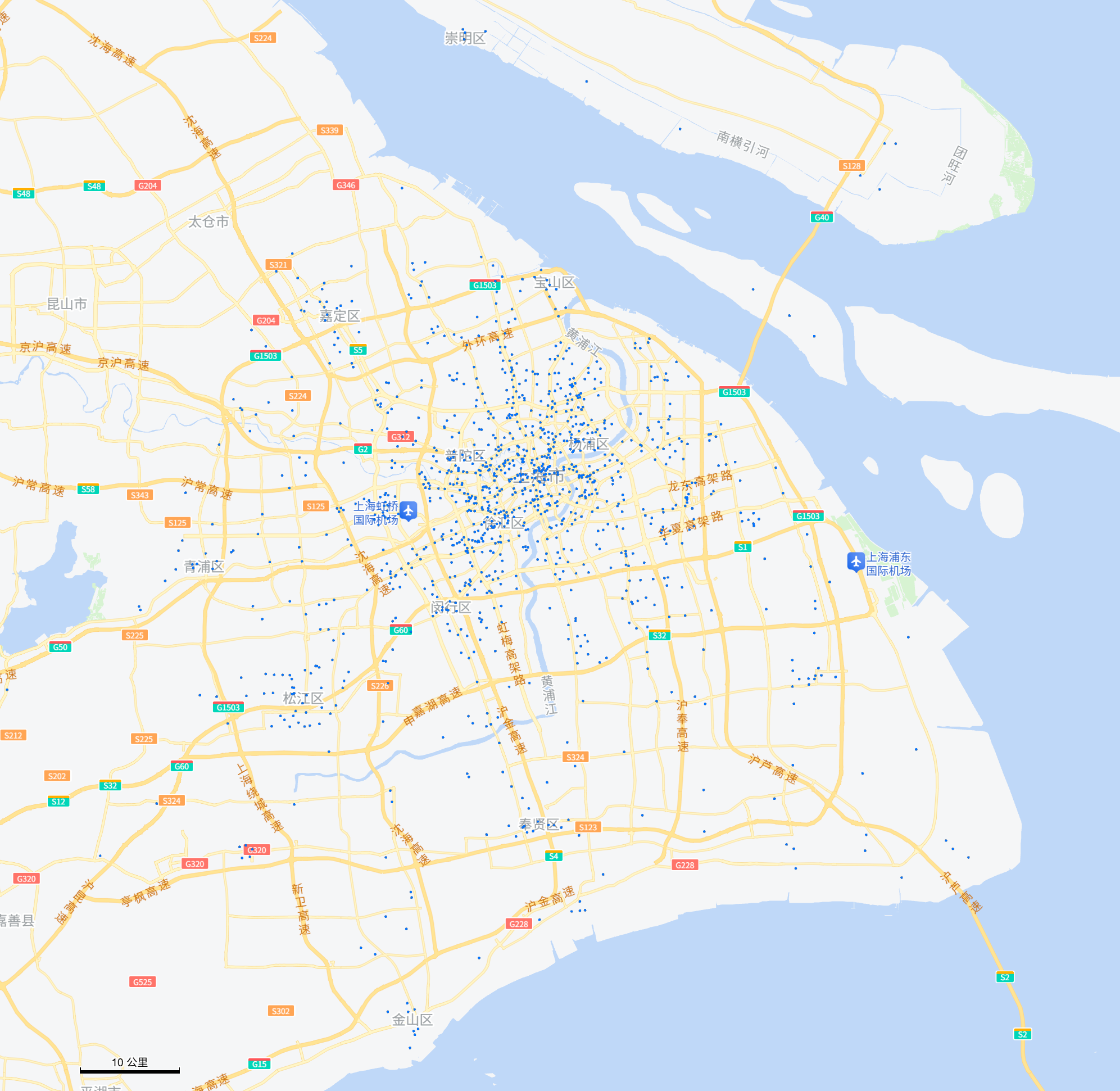 瑞幸咖啡分布